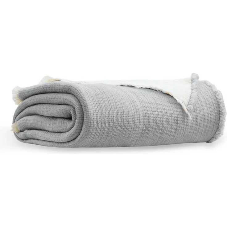 M-Diamant Tagesdecke Musselindecke Wohndecke 100% Baumwolle Babydecke Kuscheldecke, beidseitig verwendbar – Bild 1