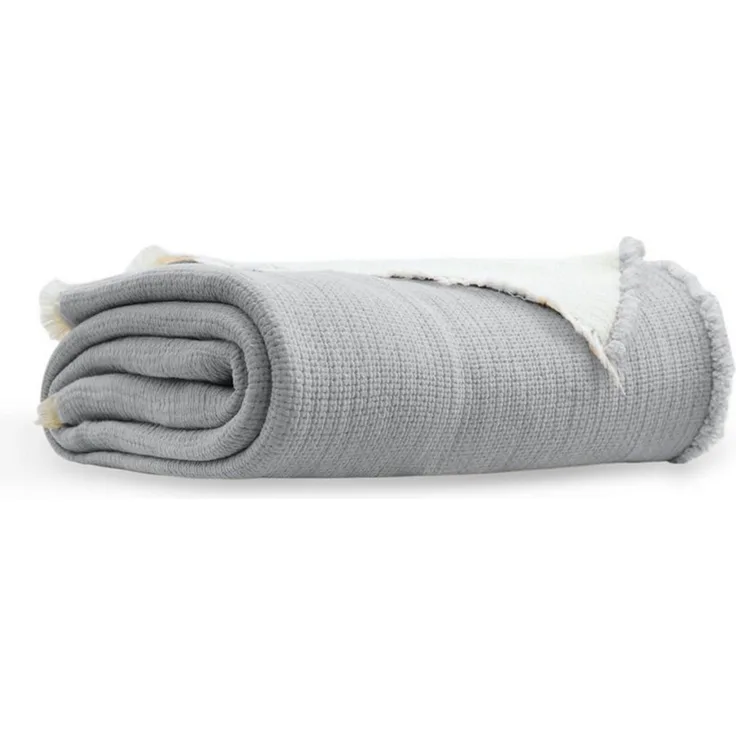 M-Diamant Tagesdecke Musselindecke Wohndecke 100% Baumwolle Babydecke Kuscheldecke, beidseitig verwendbar
