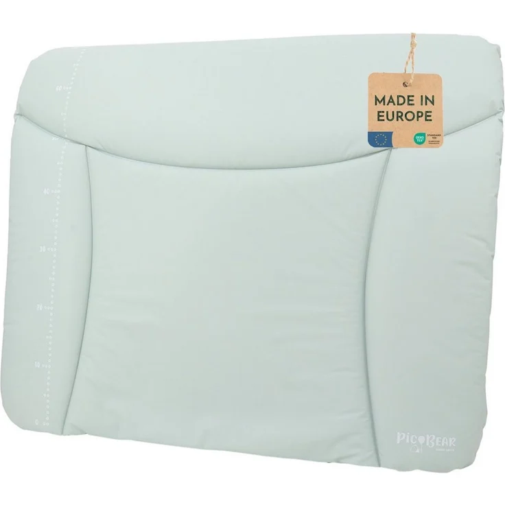 pic Bear Wickelauflage - hochwertige OEKO-TEX Wickeltischauflage - pflegeleichte Wickelunterlage - Auflage Wickelkommode - 85x72 cm - Mint – Bild 1