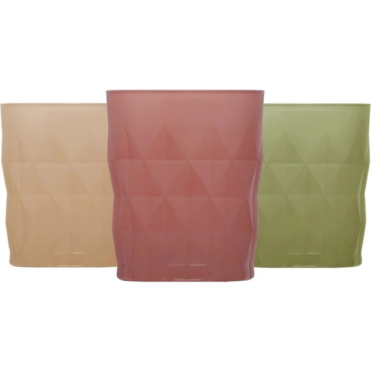 Hermia Concept 'LV-KEO366 PFK3M0063AC' Gläser-Set (3-teilig), Mehrfarbig, 8,3 x 8,3 x 10,0 cm, 345 ml – Bild 2