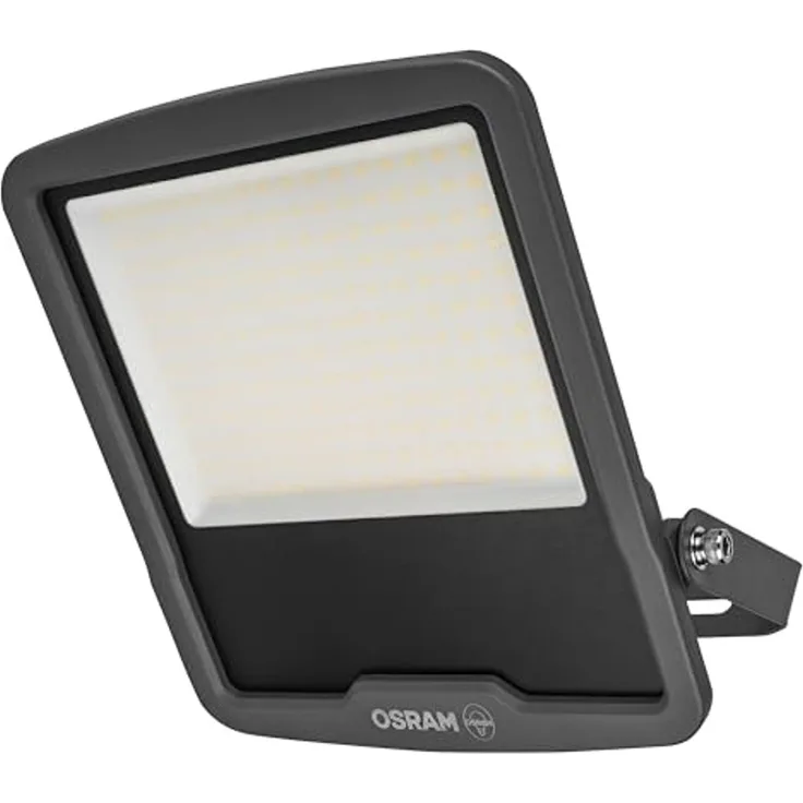 Osram ENDURA FLOOD PC 150W LED-Fluter, 4000K kaltweiß, 18000 Lumen, IP65 Flutlicht für Großflächen, 120 lm/W, Aluminium recycelt, Grau