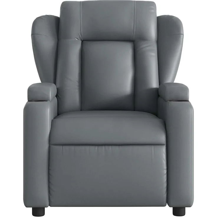 vidaXL Massagesessel Relaxsessel Grau Kunstleder 3205598 – Bild 6
