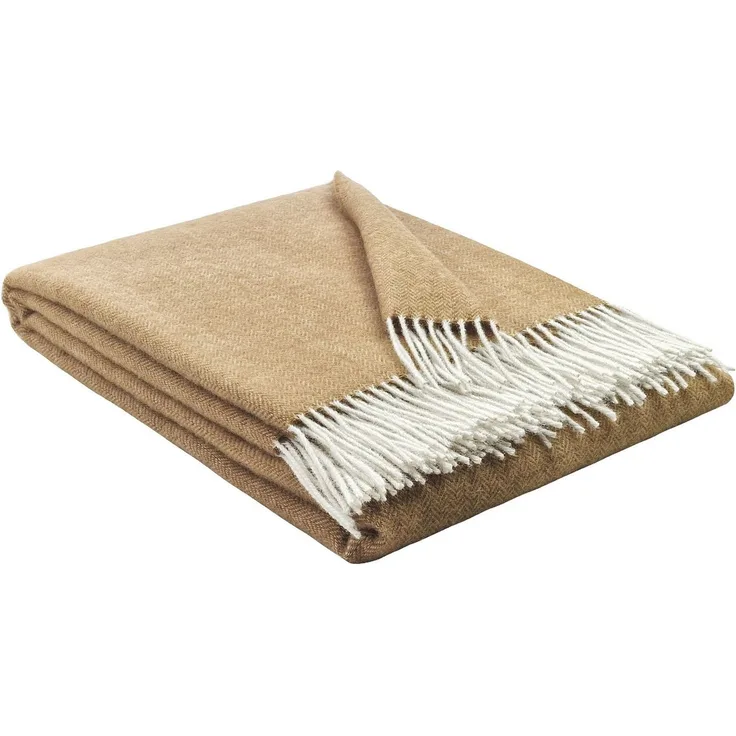 Wolldecke "TIROL A" 100 % Wolle, 140 x 200 cm in versch. Farben, STTS