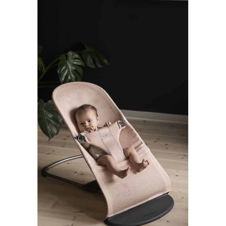 BabyBjörn Bliss Mesh Wippe Perlenrosa Rosa hell – Bild 5