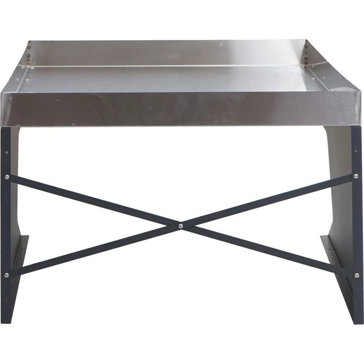 Mendler 'HWC-G60 XL' Mähroboter-Garage mit Pflanzkasten, Metall, 47 x 70 x 100 cm, Silber / Anthrazit – Bild 8