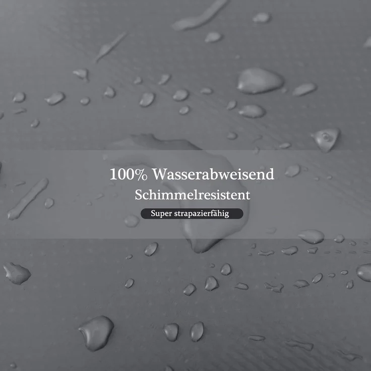 Woltu Gartenmöbel-Schutzhülle (1-St), PVC wasserdicht Schutzplane 500g/m² Bootsplane – Bild 5