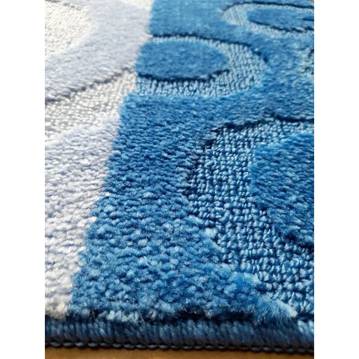 oKu-Tex Badematte Badgarnitur 2-teilig mit Ausschnitt, weich & rutschfest, fußbodenheizungsgeeignet, strapazierfähig, Polypropylen, WC-Vorleger Set mit Ausschnitt, weicher Flor, waschbar, flauschig – Bild 2