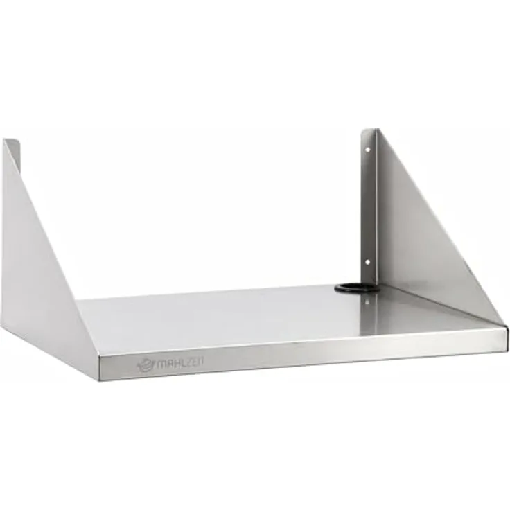 Mahlzeit Edelstahl Mikrowellenregal 75 x 50 cm, mit Kabeldurchführung und stabiler Konstruktion für den täglichen Einsatz