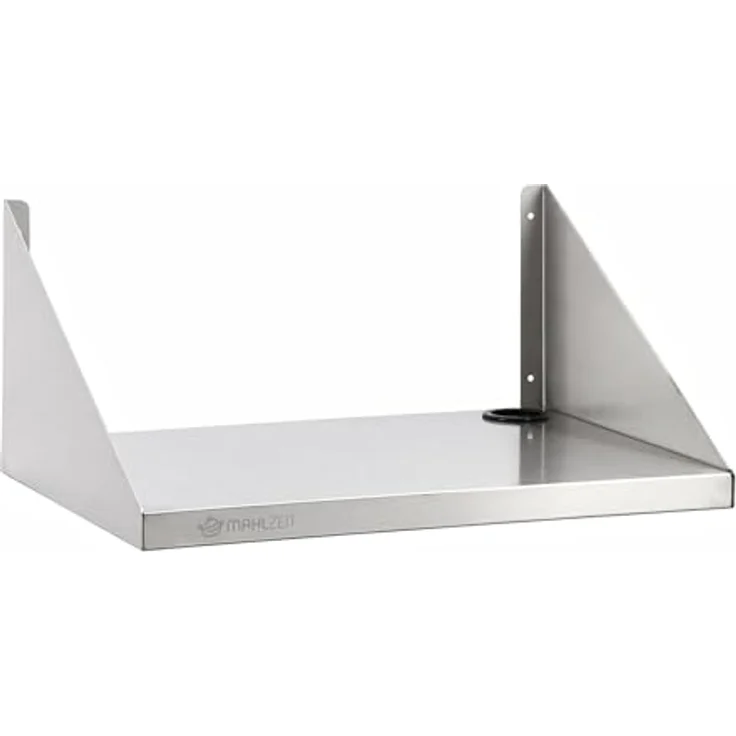 Mahlzeit Edelstahl Mikrowellenregal 75 x 50 cm, mit Kabeldurchführung und stabiler Konstruktion für den täglichen Einsatz – Bild 1
