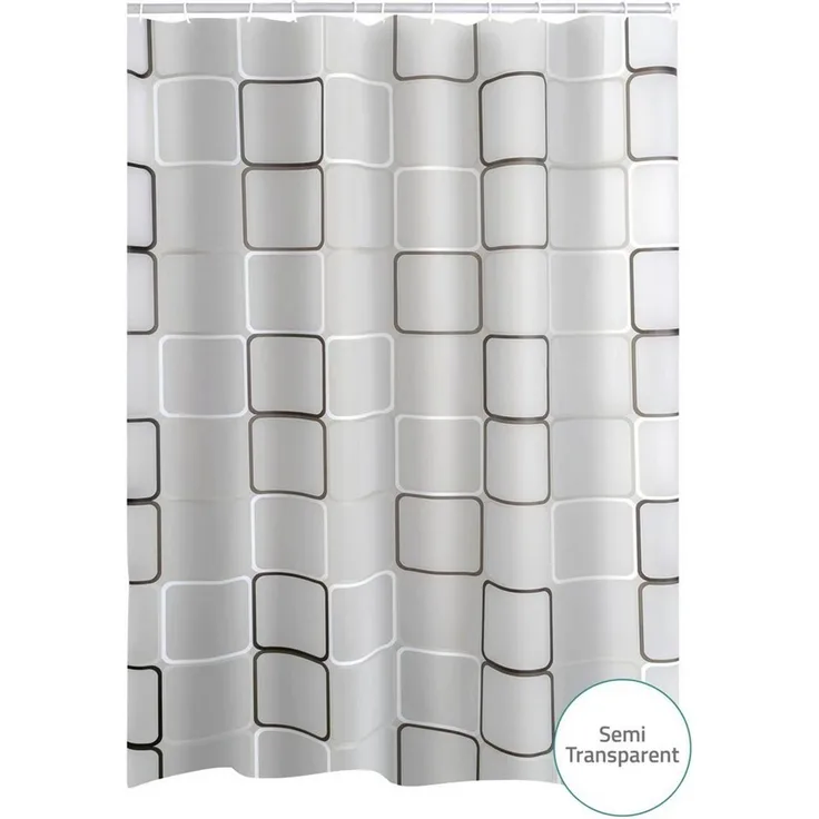Ridder Duschvorhang Modern Retro semitransparent Breite 120 cm