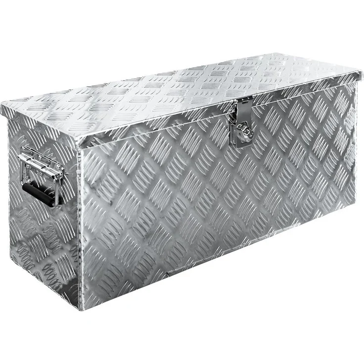 Trucky Anhänger-Deichselbox Truckbox Box Werkzeugkiste Anhängerbox Deichselbox 15 Größen Alumium – Bild 1