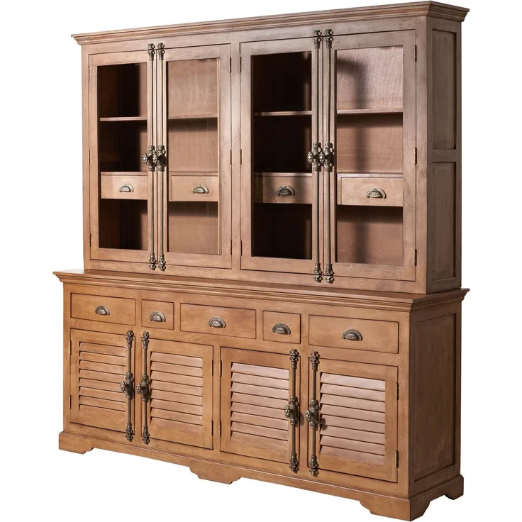 Buffet Mango 204x50x210 beige geölt TOULOUSE #03