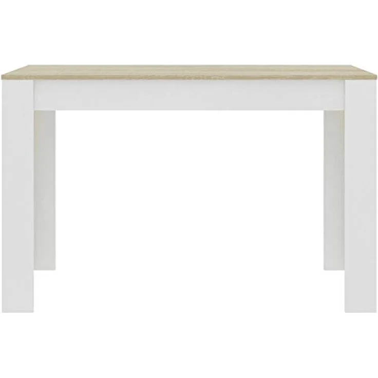 BAKAJI Tisch für Esszimmer, Küche, rechteckig, modernes Design, aus MDF-Holz, Melamin-Finish, Maße: 20 x 80 x 74 cm – Bild 4