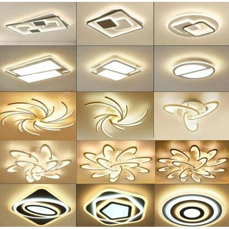 Eurohandisplay LED Deckenleuchte LED Deckenlampe Fernbedienung Lichtfarbe einstellbar dimmbar Leuchte, LED fest integriert, Warm- bis Kaltweiß einstellbar, Lichtfarbe und Helligkeit mit Fernbedienung einstellbar – Bild 9