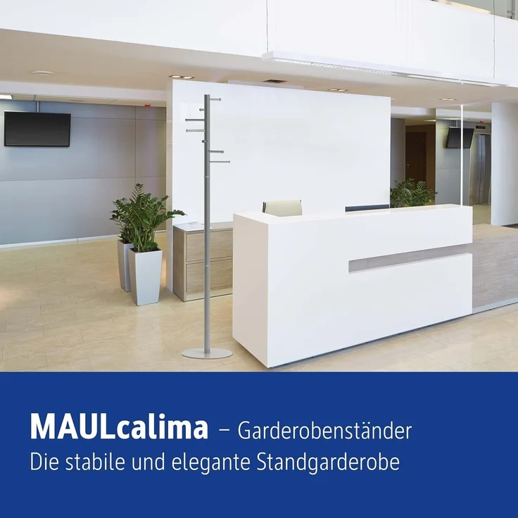 Maul Garderobenständer Maulcalima 7 Kleiderstangen 177cm hellsilber – Bild 2