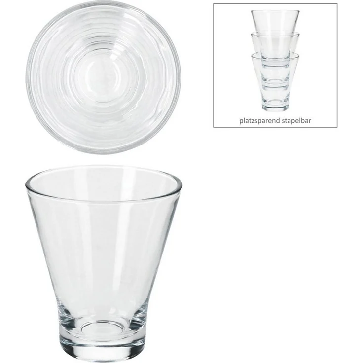 MamboCat Glas MamboCat YPSI 6x Dessertgläser Glas 150ml Dessert Snacks Salat Shots, Glas – Bild 4