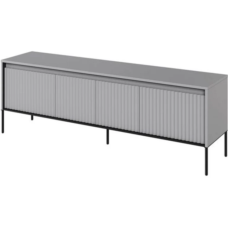 Compleo TV-Schrank FLORE mit 4 Klappen/Türen, Fronten gefräst, Breite: 167 cm – Bild 4