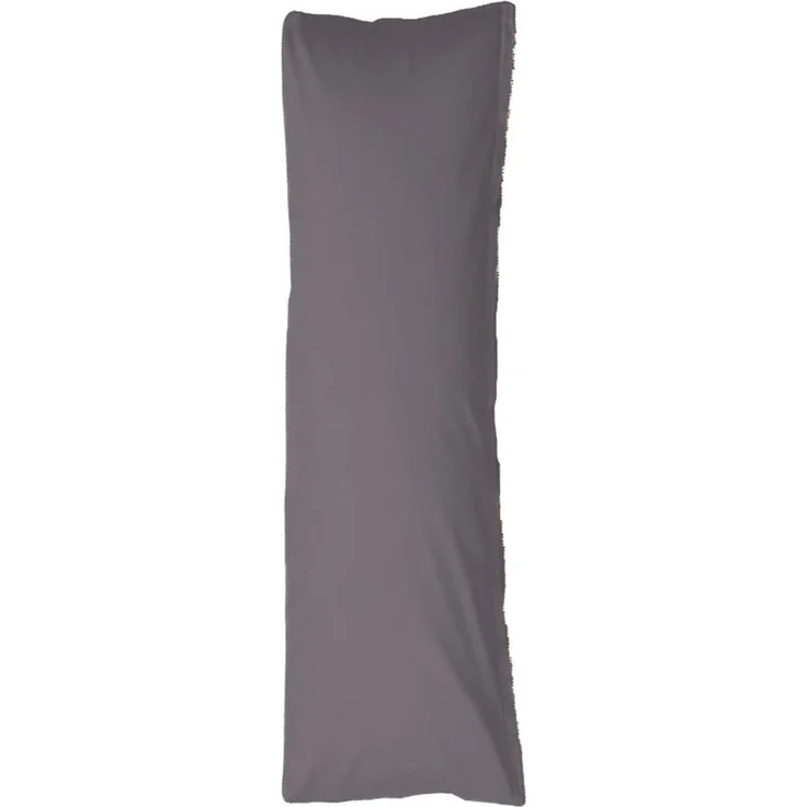Jersey-Bezug für Seitenschläferkissen Kissenbezug 40x140 cm Baumwolle Grau – Bild 1