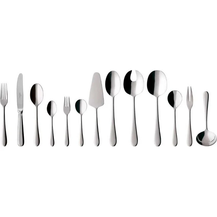 Villeroy & Boch – Oscar Tafelbesteck 68 teilig 12 Personen, Spülmaschinenfest, Rostfrei, Besteck Edelstahl, Essbesteck, Besteckset, Messer, Gabel, Löffel, Küchen Besteck Set, Edelstahl – Bild 5