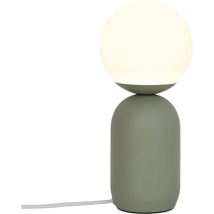 Nordlux NOTTI Tischlampe gruen E14 mit Kabelschalter 15 x 15 x 34,5 cm – Bild 2