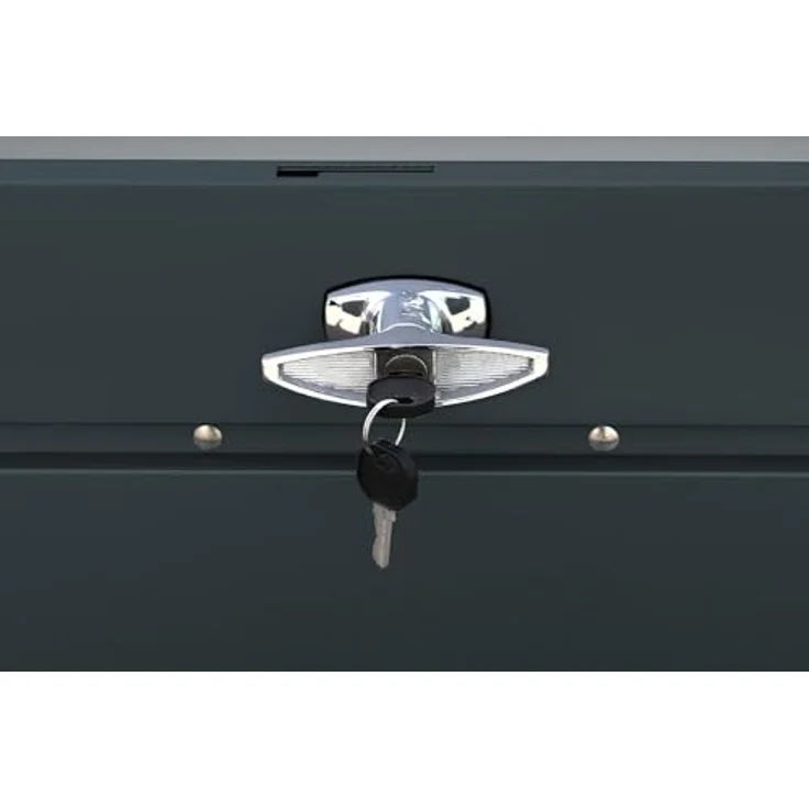 Duramax Kissenbox Metall Garten Gerätebox, 1045 L, wetterfest, gasdruckfeder-unterstützt, pulverbeschichtet – Bild 5