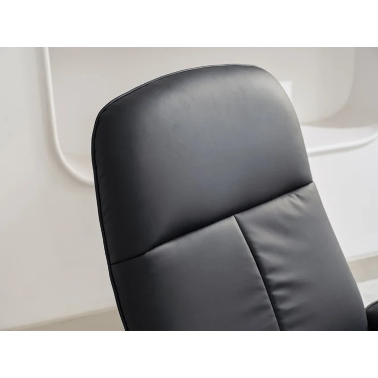 Relaxsessel mit Hocker HWP58-SCH schwarz – Bild 10