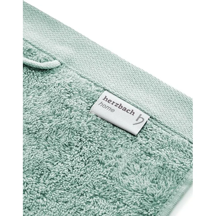 herzbach home Seiftuch Pura 30x30 cm, (3-St), 550g/m², Premium-Qualität, 100% Baumwolle, einfarbig