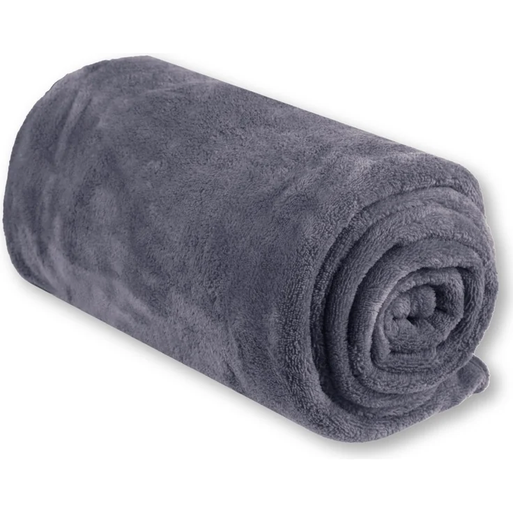 Kuscheldecke supersofte Tagesdecke vielseitig verwendbare Microfaser-Decke, flauschig und anschmiegsam in vielen verschiedenen modischen Farben erhältlich (anthrazit - dunkelgrau / 150x200 cm) – Bild 4