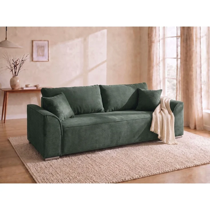 COLLECTION AB Schlafsofa Sara B: 241 cm, Liegefl. 137x195 cm, Bettkasten, optional mit Topper, Schlaffunktion, Couch mit Bonnellfederkern, Gästebettfunktion – Bild 1