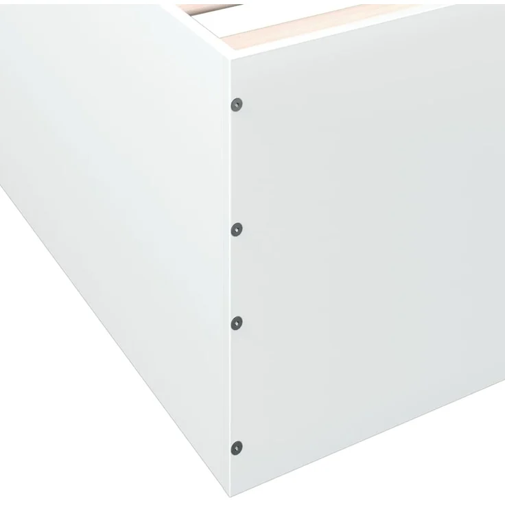 vidaXL Bettgestell Weiß 140x200 cm Holzwerkstoff 3280923 – Bild 7