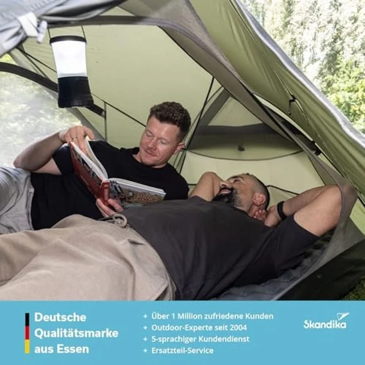 Skandika LED Gartenleuchte, stufenlos dimmbar, 4400 mAh, Notfallleuchte, 6500 K, USB-C Anschluss – Bild 6