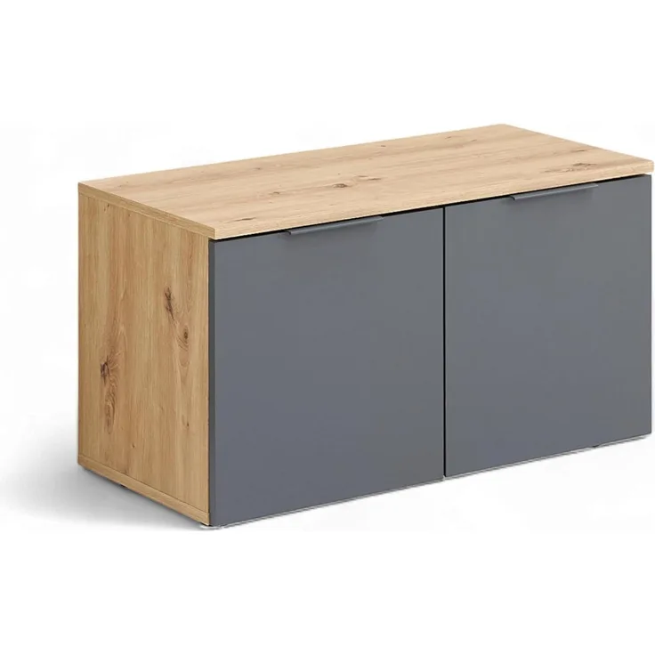 HBZ Schuhbank Lagos, Garderobenbank BxHxT 80x44x38 cm (1-St), Mit 2 Türen und 2 Einlegeböden