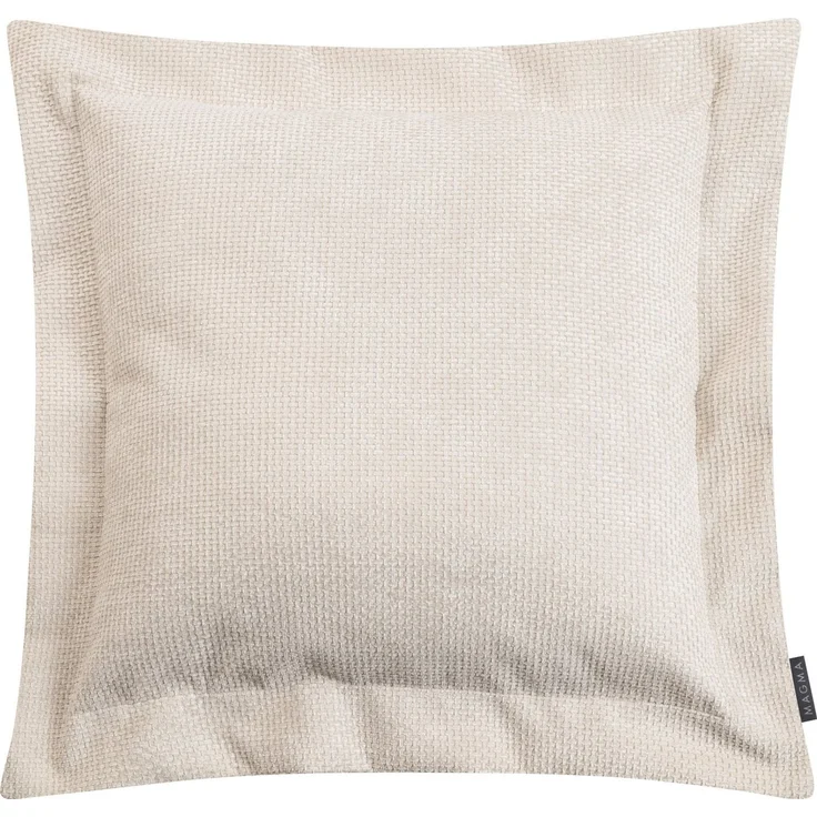 Magma Heimtex Dekokissen ARLO Flatterkissen, Elegantes Zierkissen mit samtiger Struktur und zeitlosem Design