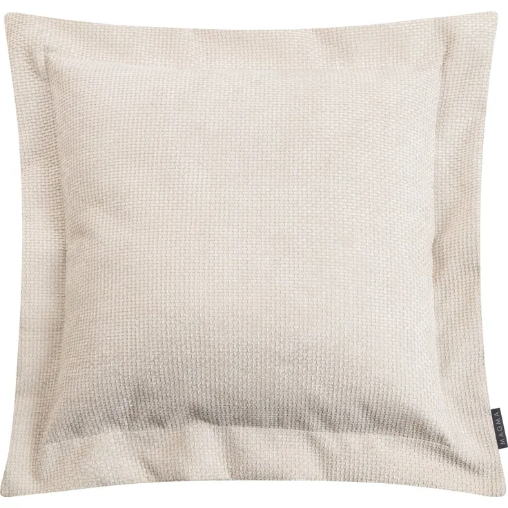 Magma Heimtex Dekokissen ARLO Flatterkissen, Elegantes Zierkissen mit samtiger Struktur und zeitlosem Design