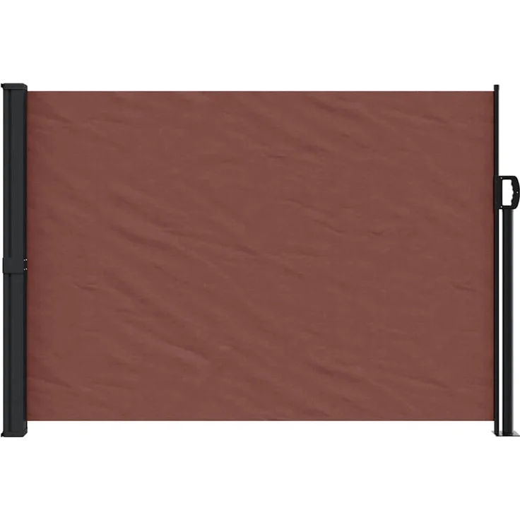 Seitenmarkise Ausziehbar, Balkon Sichtschutz Braun 140x500 cm – Bild 3