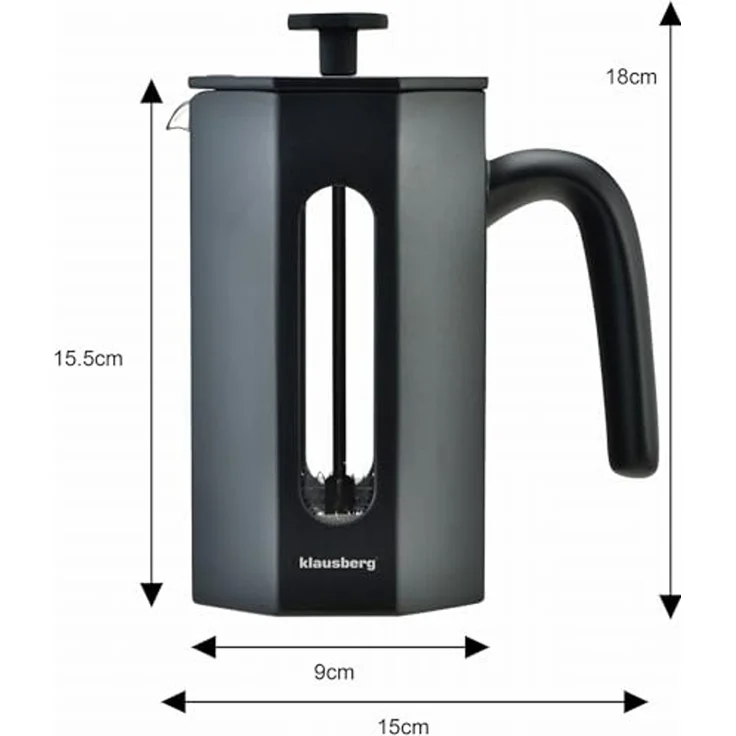 Klausberg Klausberg Kaffee-/Teebereiter 0,80l French Press KB7678 – Bild 5