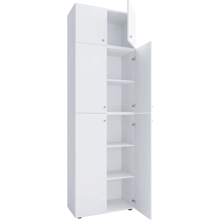 VCM Büroschrank Lona 917788 Weiß H. 223 x B. 70 x T. 39 cm – Bild 2