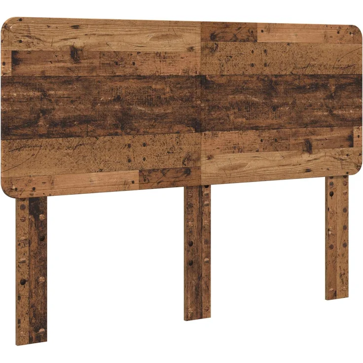 vidaXL Bettrahmen Altholz 140 x 190 cm Massives Kiefernholz 3412495 – Bild 5
