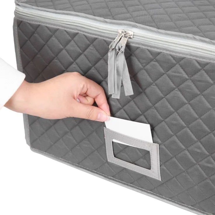 Relaxdays Aufbewahrungsbox für Geschirr Set – Bild 5