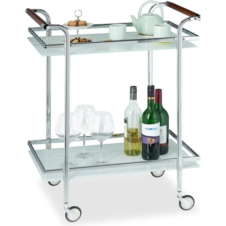 Servierwagen Milchglas – Bild 1