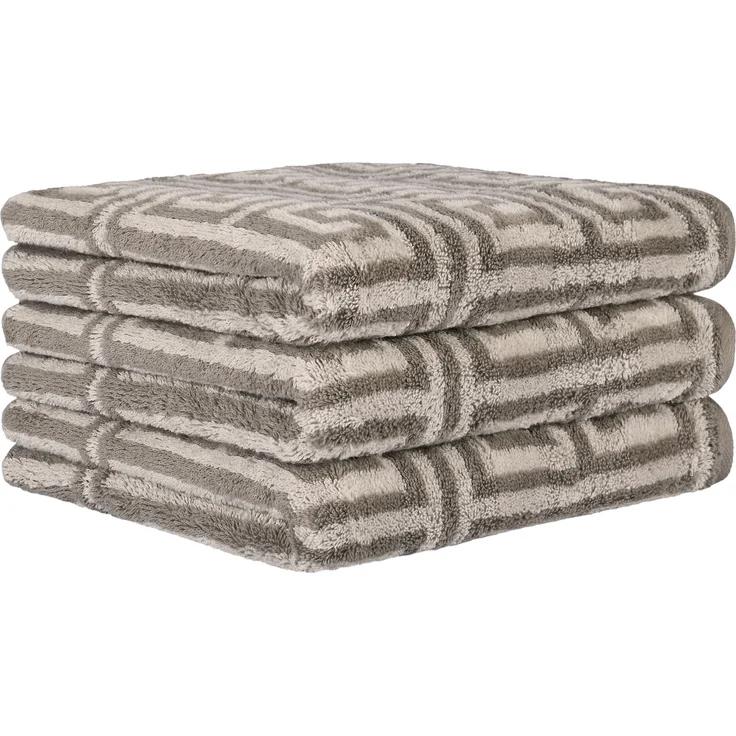 Cawö Handtuch NOBLESSE ELEGANCE BL 50x100 cm grau Handtücher – Bild 2