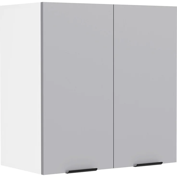 VCM Küchenmöbel Hängeschrank Fasola 919324 Weiß / Anthrazit H. 60 x B. 60 x T. 31 cm – Bild 1