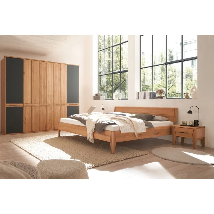 Schlafzimmer 'Ancona' Wildeiche teilmassiv geölt – Bild 1