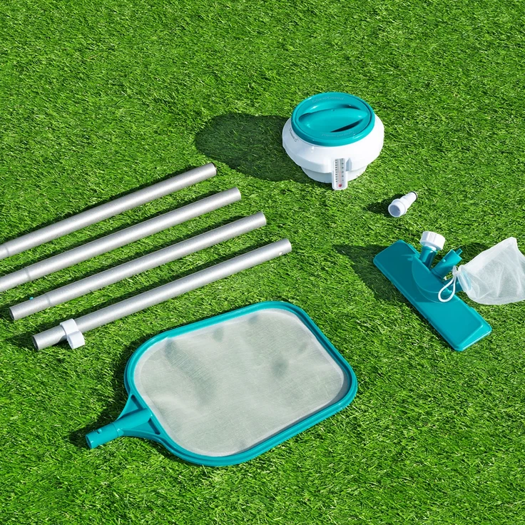 Poolpflege Komplett-Set AquaClear™ Deluxe für Poolgrößen bis 396 cm – Bild 2