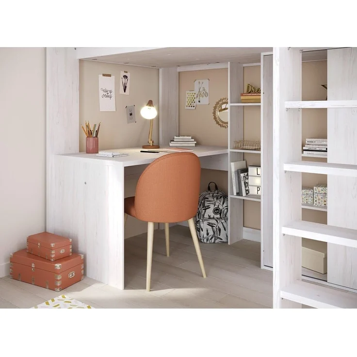 Parisot Hochbett Higher mit Schrank und Schreibtisch – Bild 2
