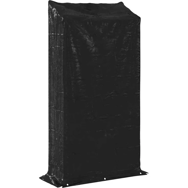 vidaXL Brennholzregal mit Regenschutz 100x40x200 cm Verzinkter Stahl 4104948 – Bild 8