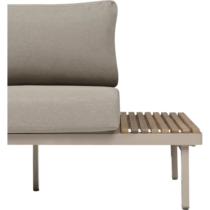 Gartensofa 3-Sitzer FIVIZZANO Akazienholz Beige – Bild 6