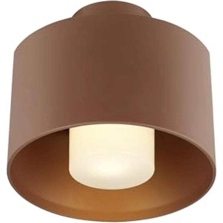 SLV PHOTONI CYL, Deckenaufbauleuchte, zylindrisch, 1x max. 13W, E27, rost - Wand- und Deckenleuchten – Bild 1