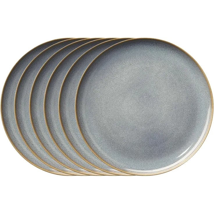 ASA SELECTION Teller-Set SAISONS Speiseteller denim 26,5 cm Set6, Steinzeug