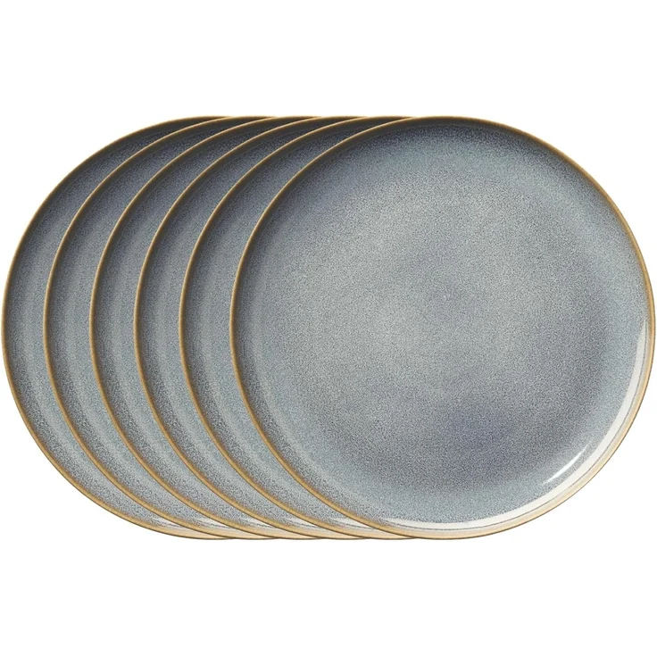 ASA SELECTION Teller-Set SAISONS Speiseteller denim 26,5 cm Set6, Steinzeug – Bild 1